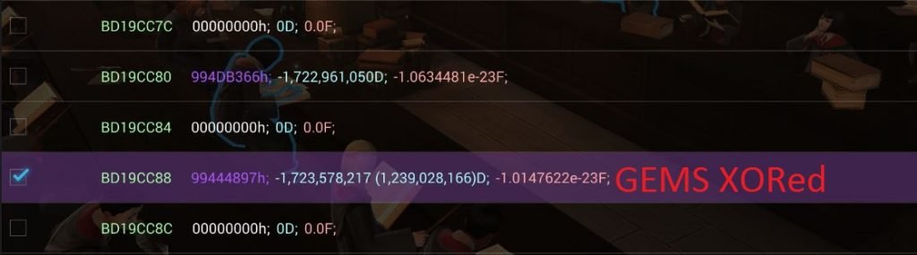 Harry Potter gold and gems cheat