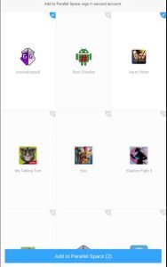 Android Game hack in parallel space